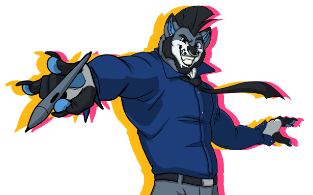 Raynier The Business Wolf Splash Art